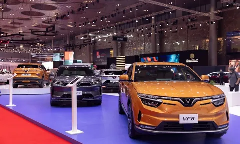 VinFast bất ngờ mang "con cưng" tới dự triển lãm ô tô quốc tế tại Qatar
