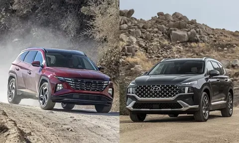 Bộ đôi Hyundai Tucson và Santa Fe bất giờ giảm giá bán khiến nhiều người "tiếc hùi hụi"