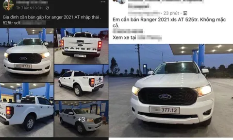 Ford Ranger cũ rao bán "không mặc cả" bị soi ra quá khứ nát cả đầu xe