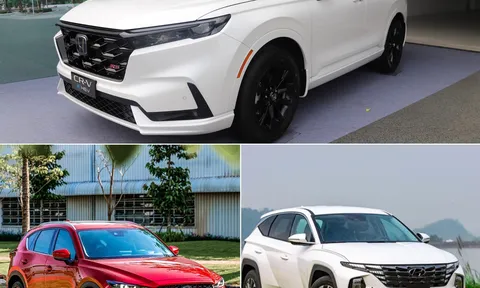 So sánh Honda CR-V 2024 với Mazda CX-5, Hyundai Tucson: Cuộc đối đầu không khoan nhượng
