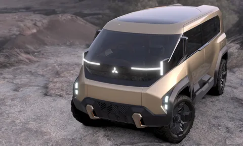 Mitsubishi D:X Concept - Mẫu MPV với thiết kế"siêu độc lạ", động cơ điện 2 cầu và ghế xoay
