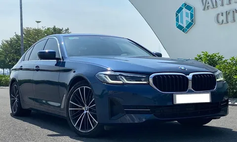 BMW 520i 2023 lướt 8.000 km rớt giá ngang một chiếc Toyota Vios đời mới