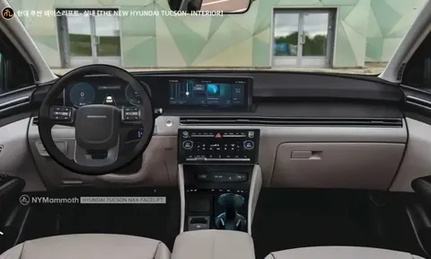 Xem trước nội thất Hyundai Tucson 2024, nhiều chi giống "đàn anh" Santa Fe đời mới