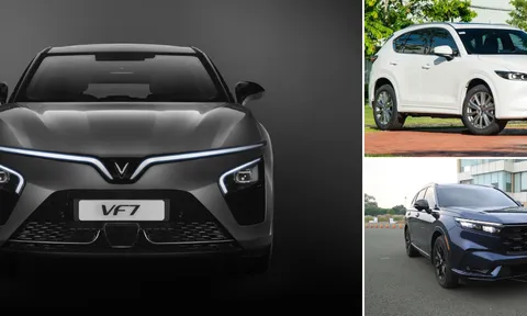 Cơ hội nào cho VinFast VF7 trước cuộc đua cùng Mazda CX-5, Honda CR-V?