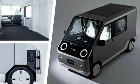 Xe điện mini Nhật Bản với kiểu dáng vuông vức đến kỳ lạ, có thể "cứu người"