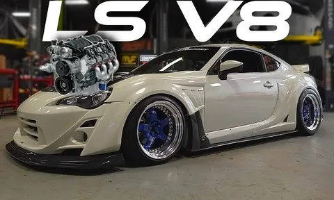 Subaru BRZ che giấu sức mạnh động cơ V8 bên dưới bộ bodykit đặc biệt