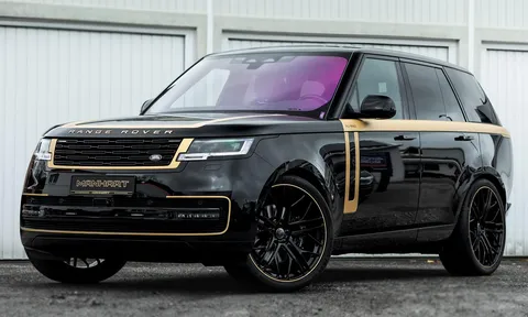Chiêm ngưỡng Range Rover mạ vàng độc nhất vô nhị trên Thế giới