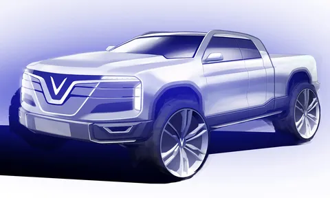 Bán tại điện VinFast sẽ được giới thiệu vào tháng sau, cùng cỡ với Ford Ranger?