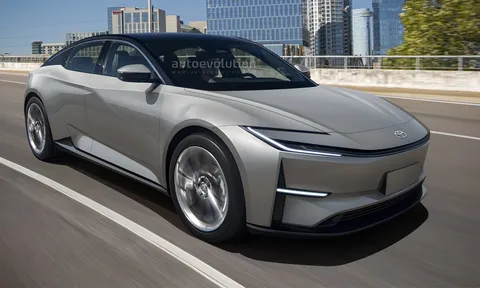 Xem trước thiết kế đẳng cấp của Toyota Camry chạy điện, dư sức đẩy Tesla "ra chuồng gà"?