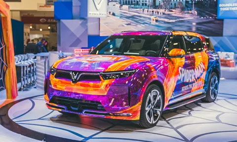 Dàn xe điện VinFast xuất hiện ấn tượng tại Triển lãm CES 2024