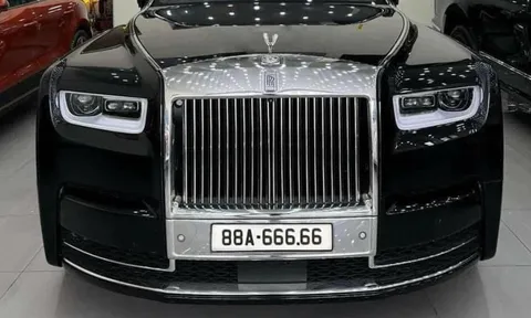 Xe siêu sang Rolls-Royce gắn biển "độc" 88A-666.66 trị giá hơn 100 tỷ đồng