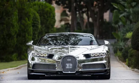 Cận cảnh chiếc Bugatti Chiron gần 7 năm tuổi vẫn có giá quy đổi lên tới gần 100 tỷ đồng