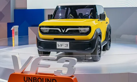Xe điện mini VinFast VF3 xuất hiện trước "giờ G" Triển lãm CES 2024