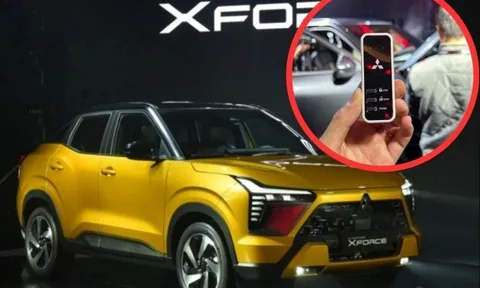 Mitsubishi Xforce gây chú ý với thiết kế chìa khóa như "điều khiển điều hòa"