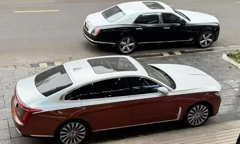 Cuộc chạm trán giữa Hồng Kỳ H9 với Bentley Mulsanne trên phố: Không ai kém ai