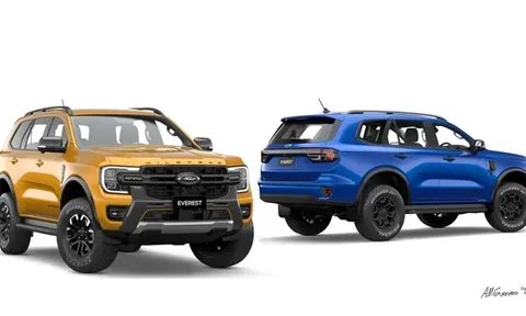 Ford Everest sắp được bổ sung bản mới với ngoại hình hầm hố, đậm chất offroad