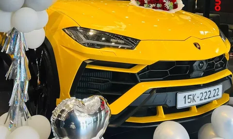 Dân chơi Hải Phòng tậu Lamborghini Urus chỉ để gắn biển 'ngũ quý 2' giá gần cả tỷ đồng