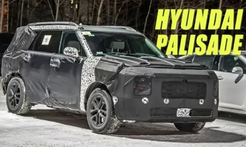 Hyundai Palisade 2026 lộ diện thiết kế tương tự đàn em SantaFe