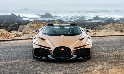 Chiêm ngưỡng Bugatti W16 Mistral độc nhất thế giới với lớp "áo" chẳng giống ai
