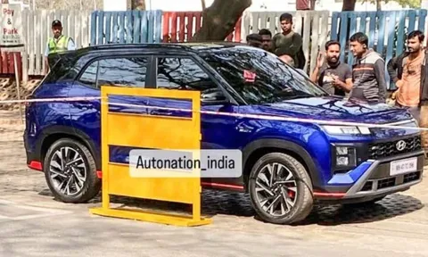Hyundai Creta N-Line 2024 xuất hiện trên phố, thời điểm ra mắt không còn xa