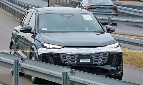 Audi Q6 2024 lộ diện "trần trụi" trước thềm ra mắt