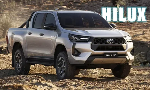 Toyota Hilux 2025 sẽ có thêm tùy chọn động hybrid tiết kiệm nhiên liệu