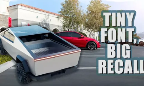 Vừa ra mắt không lâu, bán tải lập dị Tesla Cybertruck lần đầu bị thu hồi
