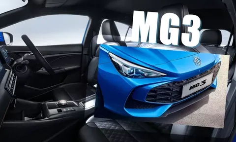 Lộ diện thiết kế nội thất cao cấp của MG3 2024 trước ngày ra mắt