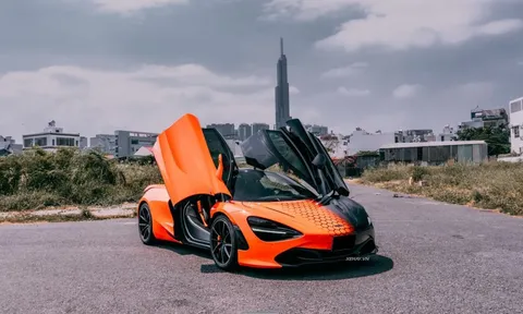 Cận cảnh dàn áo mới của McLaren 720S màu xám độc nhất Việt Nam
