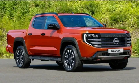Xem trước bán tải Nissan Navara thế hệ mới, thêm sức mạnh đấu Ford Ranger
