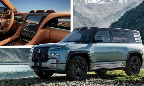 SUV nổi trên mặt nước YangWang U8 của "ông trùm Trung Quốc" ra mắt tại châu Âu