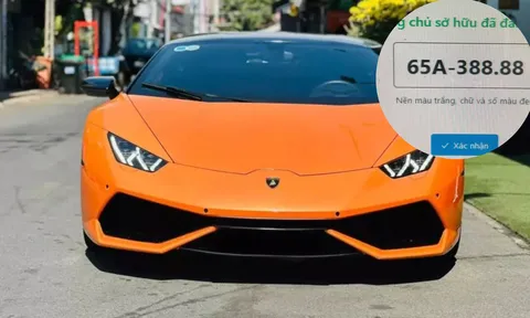 Đại gia Cần Thơ chơi lớn khi vừa tậu Lamborghini Huracan vừa đấu giá biển số VIP "tứ quý 8"