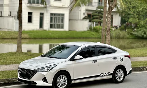 Hyundai Accent 2021 độ "full đồ" chạy lướt rao bán chỉ ngang Kia Morning mới