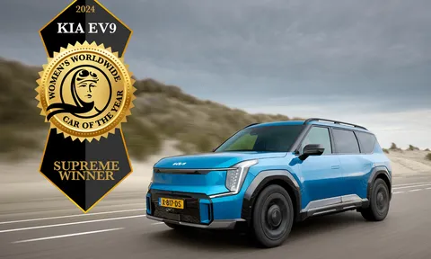 Kia EV9 được phụ nữ bình chọn là xe tốt nhất thế giới năm 2024