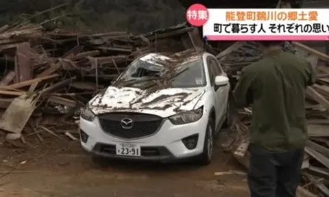 Mazda CX-5 chứng minh độ bền sau khi bị chôn vùi dưới trận động đất