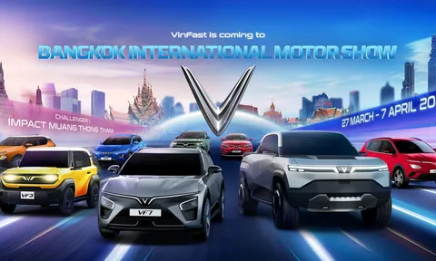 VinFast chính thức ra mắt thị trường Thái Lan với dải xe điện mang "hơi thở" tương lai