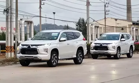 Mitsubishi Pajero Sport phiên bản nâng cấp lộ diện trên phố, dự kiến ra mắt vào tháng sau
