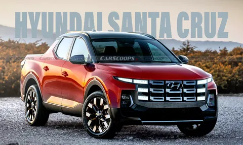 Bán tải lai Crossover độc lạ Hyundai Santa Cruz hé lộ bản nâng cấp mới, vẫn mang nhiều đường nét của anh em Tucson