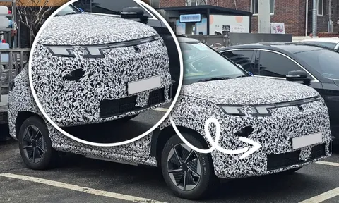 Vừa ra bản nâng cấp, Hyundai Creta đã lộ diện phiên bản chạy điện