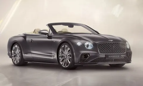 Chiêm ngưỡng siêu phẩm Bentley Continental GTC đính kim cương và vàng trắng độc bản trên Thế Giới