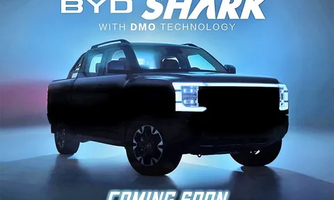 "Cá mập" BYD Shark chốt lịch ra mắt, đối đầu ông trùm Ford Ranger