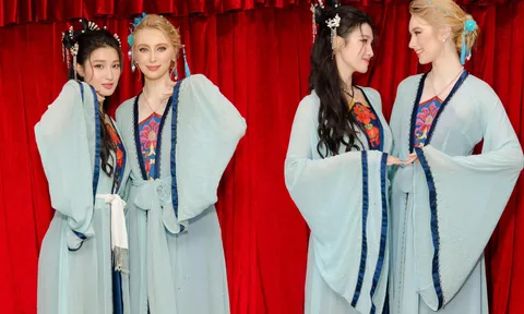 Hóa thân thành Thúy Kiều, Thúy Vân, Hoa hậu Quốc tế 2022 Jasmin, Á hậu Phương Nhi ai đẹp hơn?