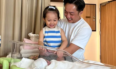 Đàm Thu Trang hạ sinh em bé thứ hai, Cường Đô La hạnh phúc tiết lộ tên gọi ở nhà