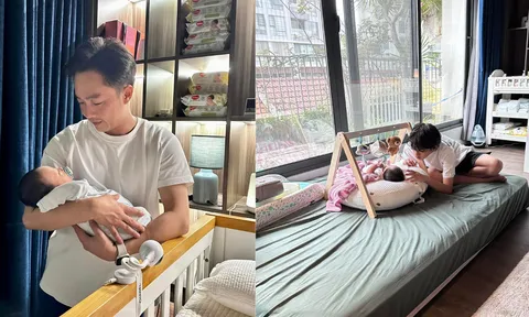 Cường Đô La chia sẻ khoảnh khắc thân thiết của 2 quý tử, Đàm Thu Trang bình luận gây chú ý