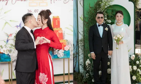 Shark Bình phát  biểu gây sốt trên sân khẩu đám cưới: "Khi đến với Oanh cảm giác câu chuyện của chúng tôi giống như 1 bộ phim"
