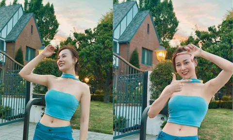 Phương Oanh thả dáng vi vu trời Tây, thẳng thắn đáp lại nghi vấn có tin vui trong đám hỏi với Shark Bình