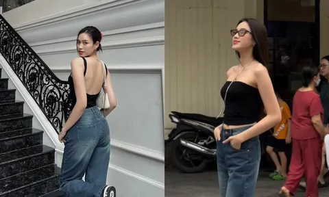 Đỗ Hà diện outfit xuống phố đơn giản nhưng khoe trọn vóc dáng khiến fan đổ 'đứ đừ'