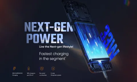 Realme Narzo N55 khẳng định sẽ là thế hệ mới dẫn đầu về sạc nhanh