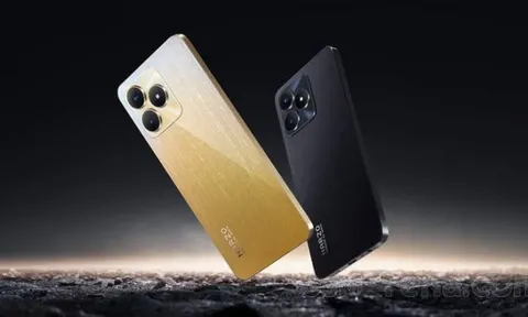Realme Narzo N53 lộ diện: Thiết kế giống iPhone 14 Pro Max, màu sắc bắt mắt như Realme C55