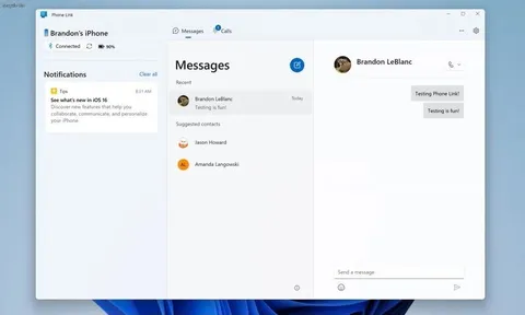 Từ hôm nay, người dùng iPhone đã có thể nhận và gửi tin nhắn iMessage bằng PC cài Windows 11